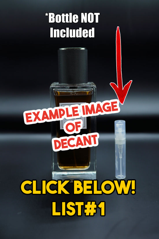 3ml Fragrance Decant List 