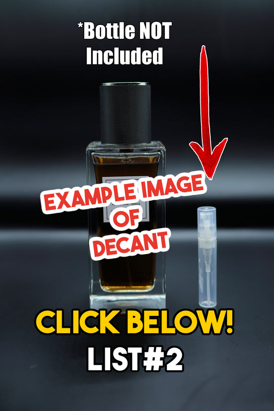 3ml Fragrance Decant List 