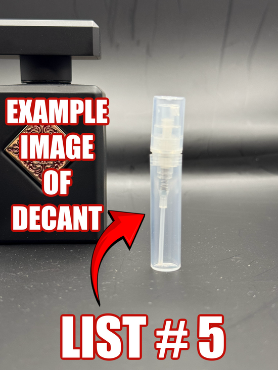 3ml Fragrance Decant List
